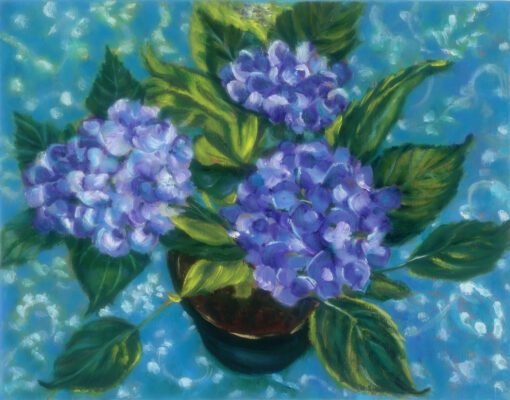 Periwinkle Hydrangeas - Prints